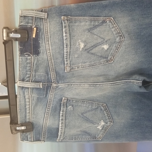 💕MOTHER SUPERIOR💕 High Waisted Rider Ankle Jeans ~ Far Beyond The Sky 28 NWOT - Picture 15 of 16